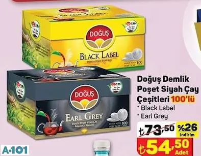 DOĞUŞ DEMLİK POŞET ÇAY DOĞUŞ DEMLİK POŞET ÇAY